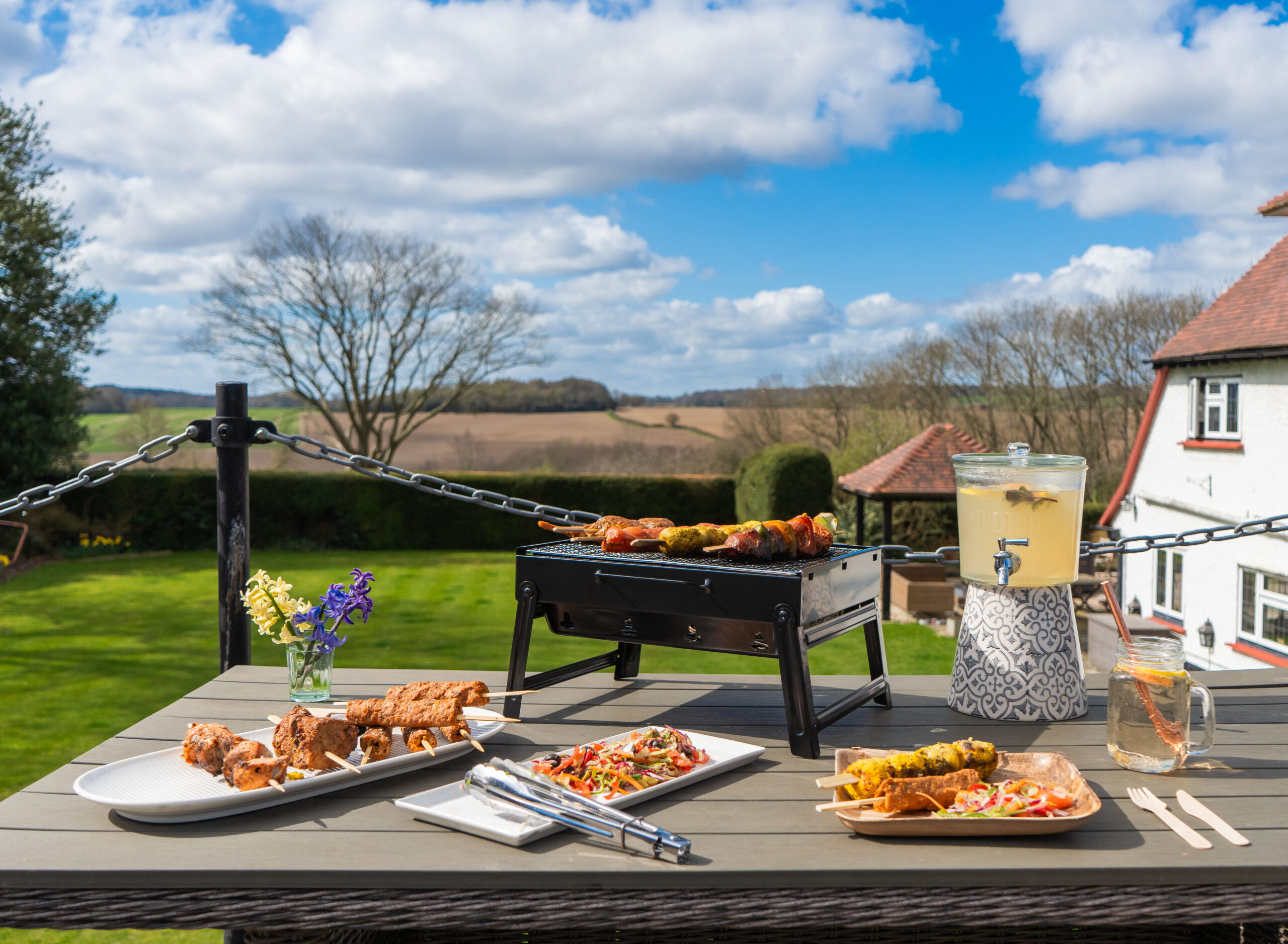 The Bank Barbecue at Home Binod Baral, Executive Chef at The Bank Chorleywood at The Bank Supper Event