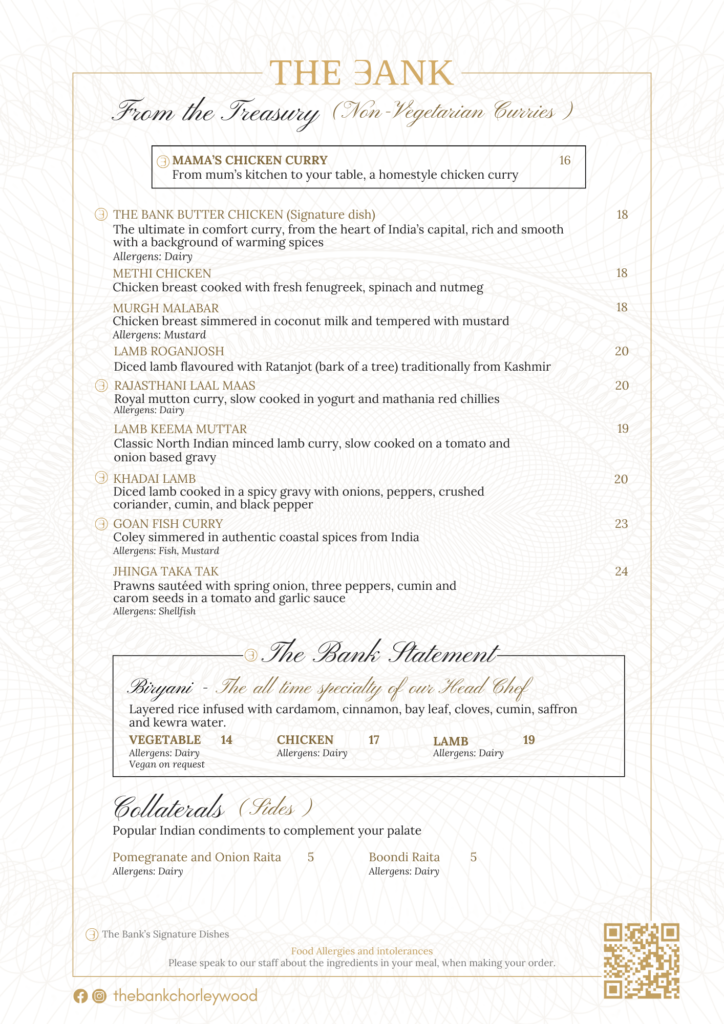 The Bank – Takeaway Menu – Page 4
