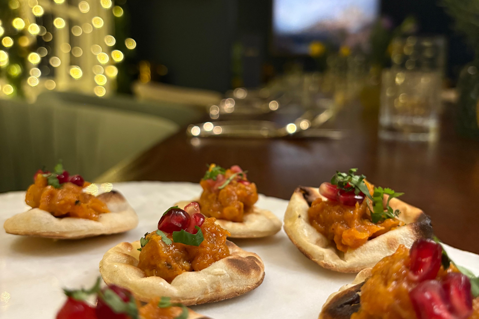 Premium Festive Canapés at The Bank Chorleywood Premium Festive Canapés at The Bank Chorleywood