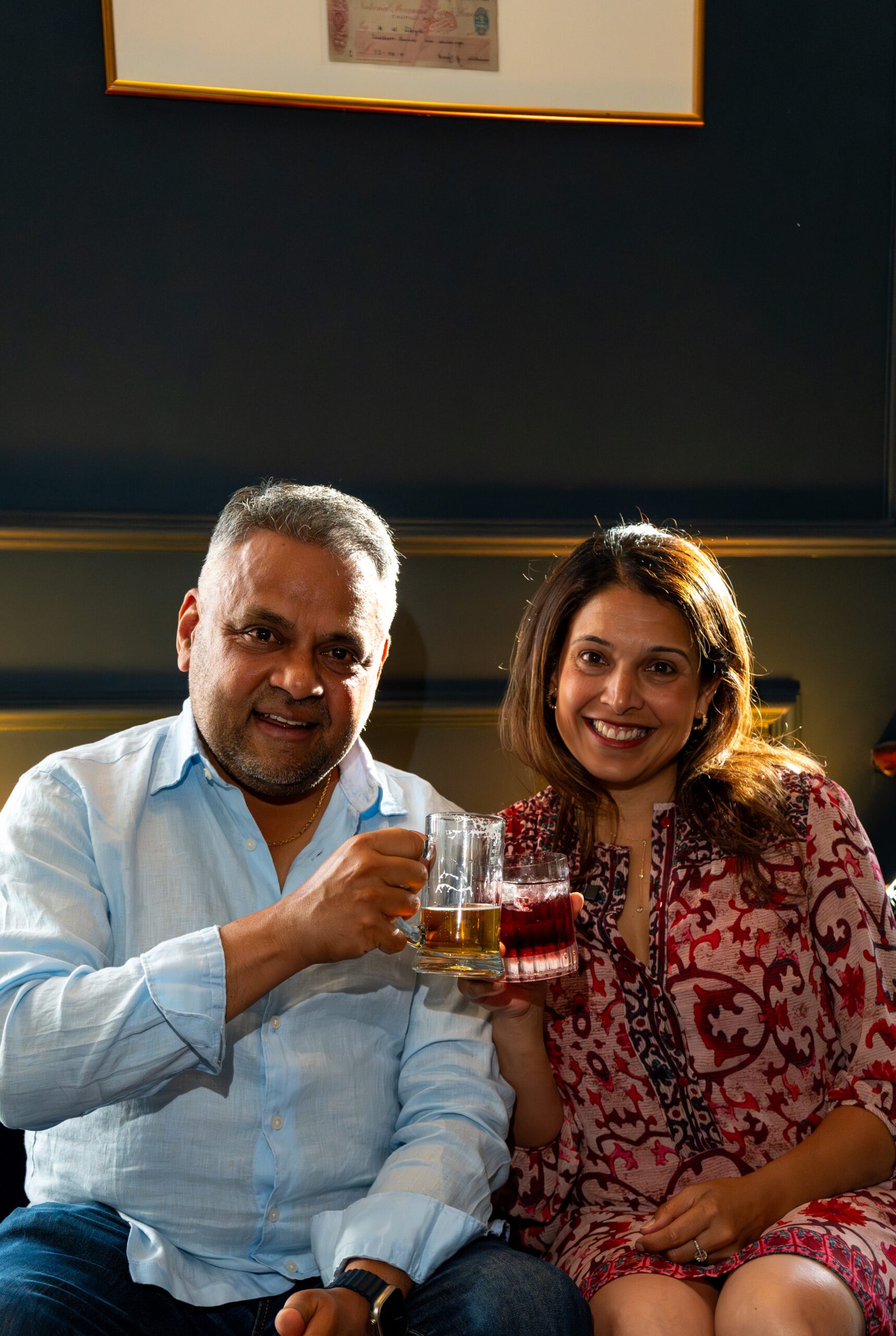 Joe & Dipa – Founders at The Bank Chorleywood Joe & Dipa - Founders at The Bank Chorleywood